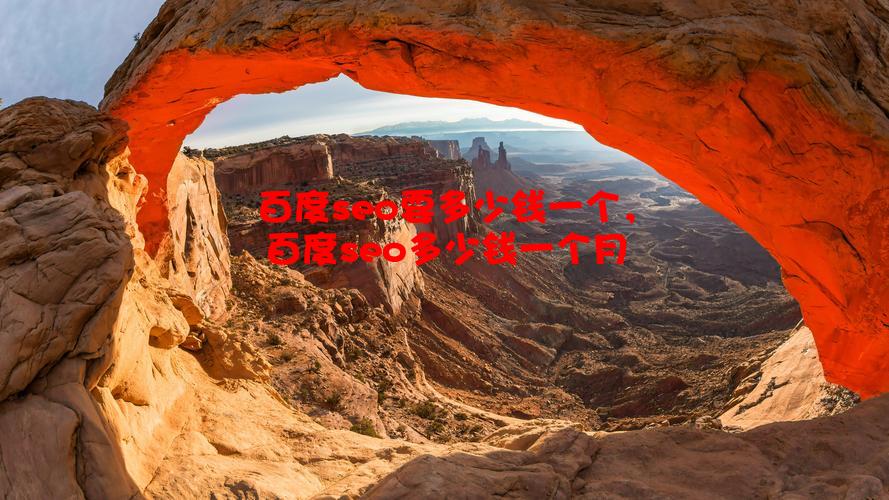 百度seo要多少钱一个，百度seo多少钱一个月